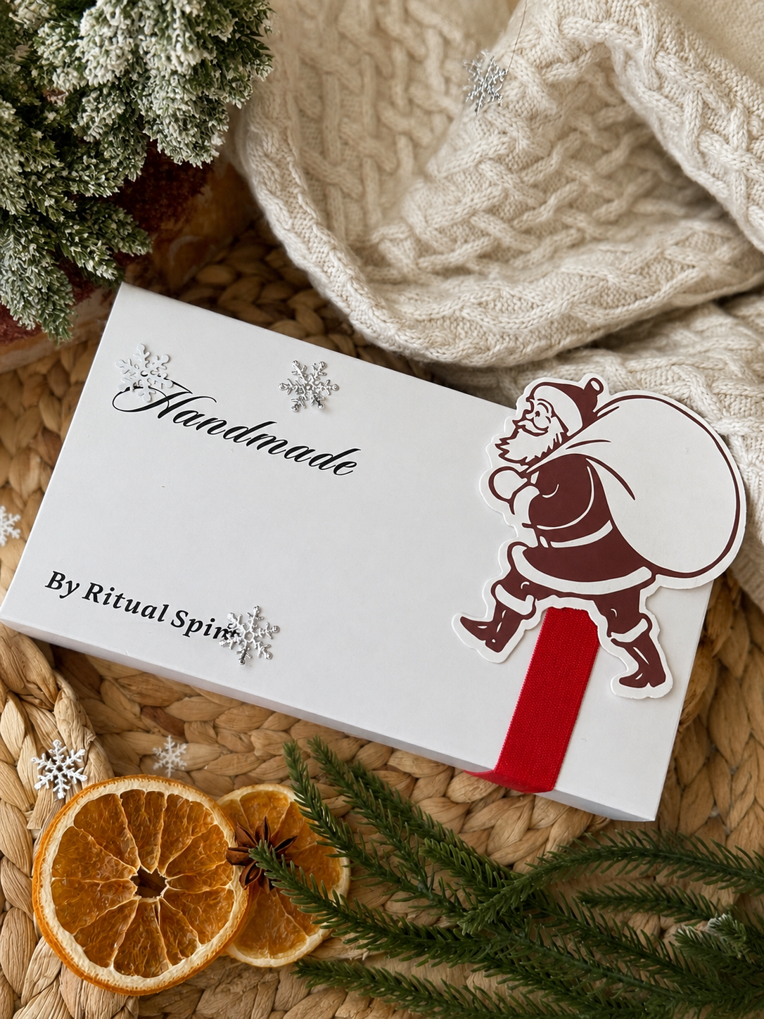 Highland Cow Christmas Candle Gift Set