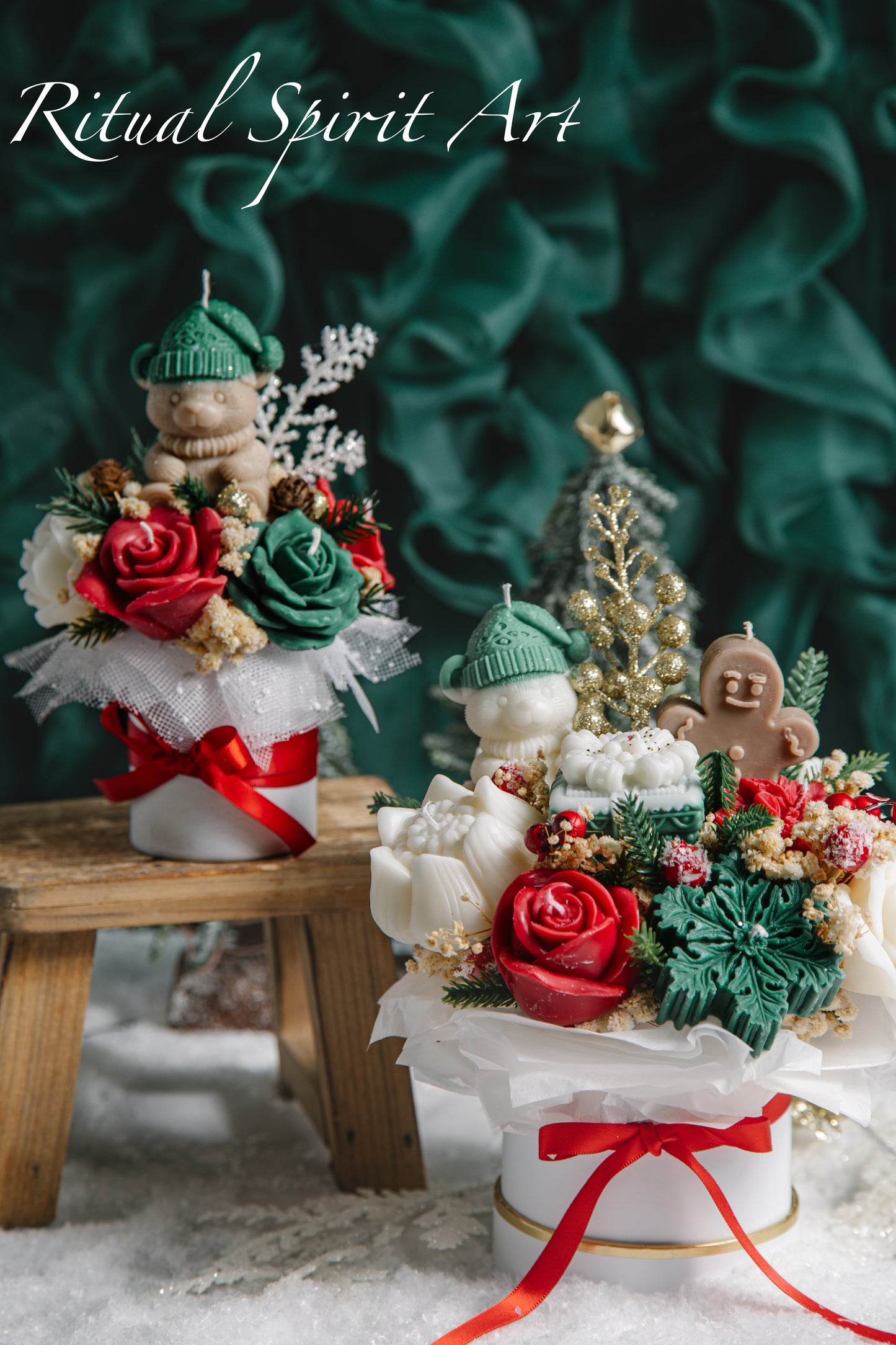 Mini Merry Spirit Candle Bouquet