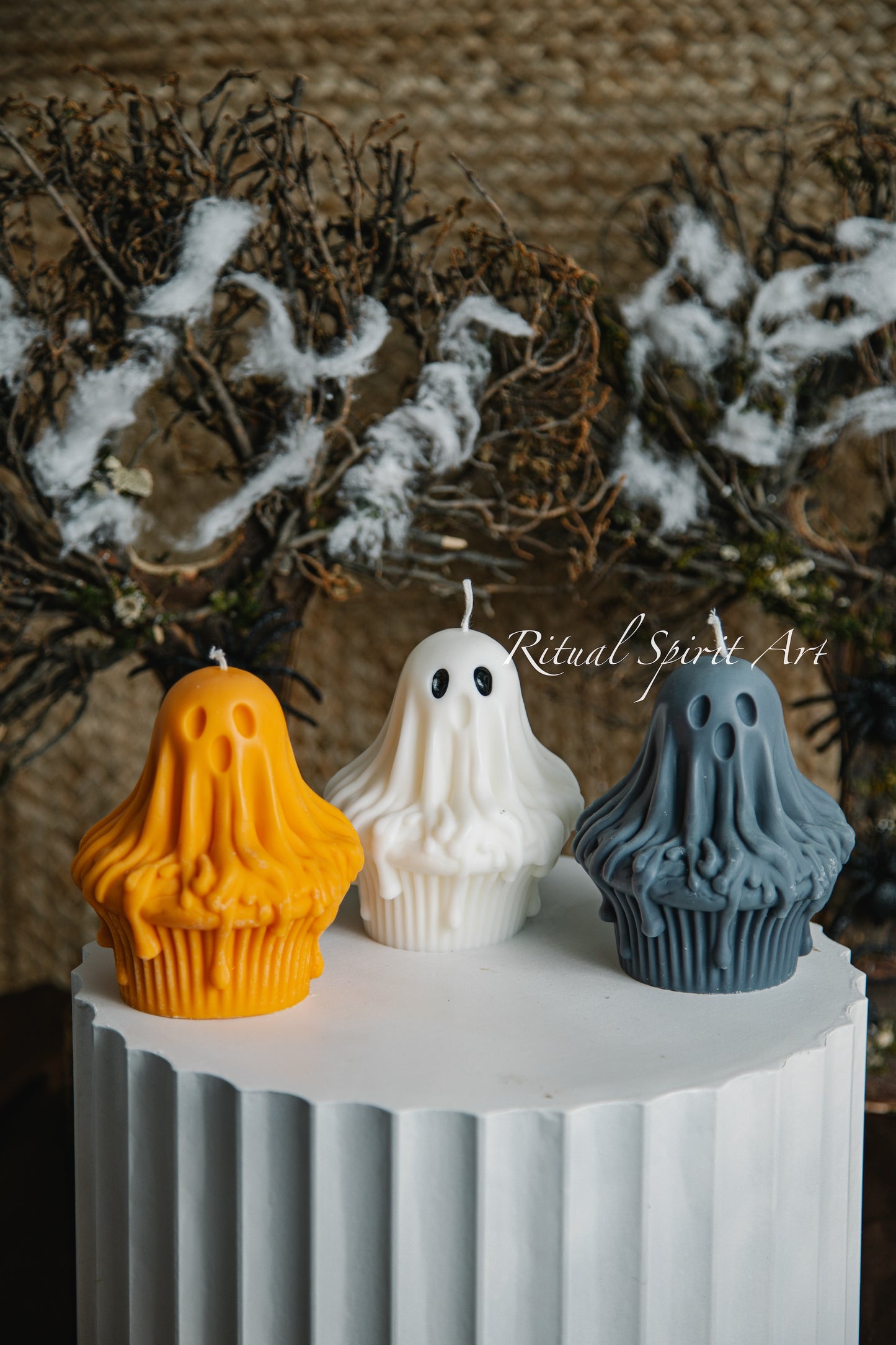 Spooky Cupcake Candle | Autumn Cillection