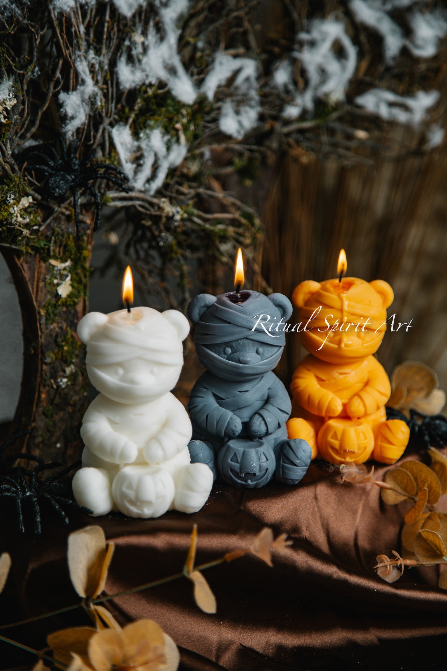 Spooky Bear Candle | Autumn Collection