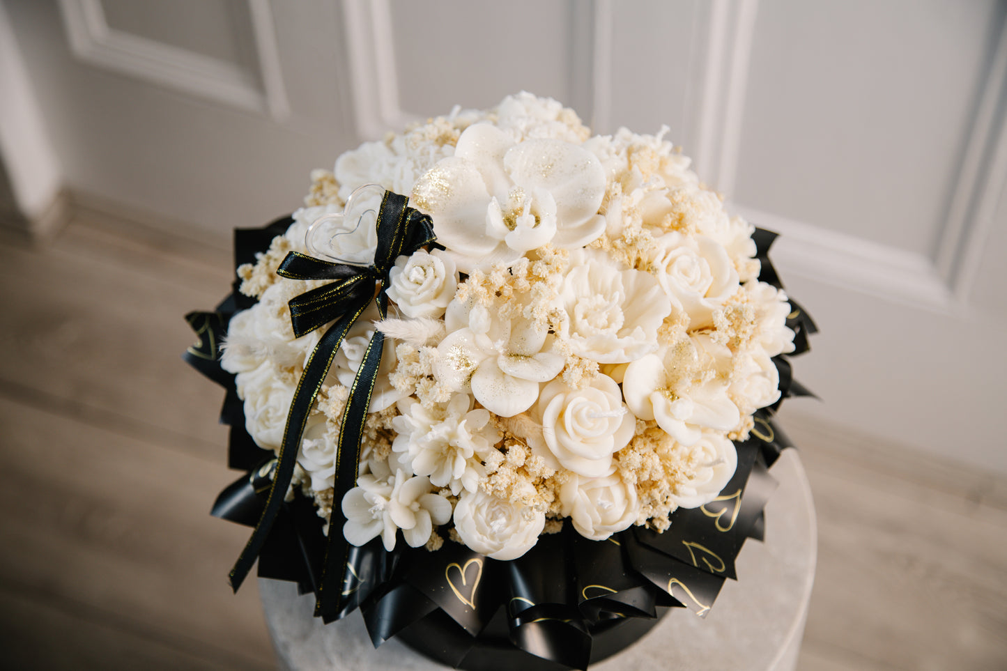 Black&White Candle Bouquet