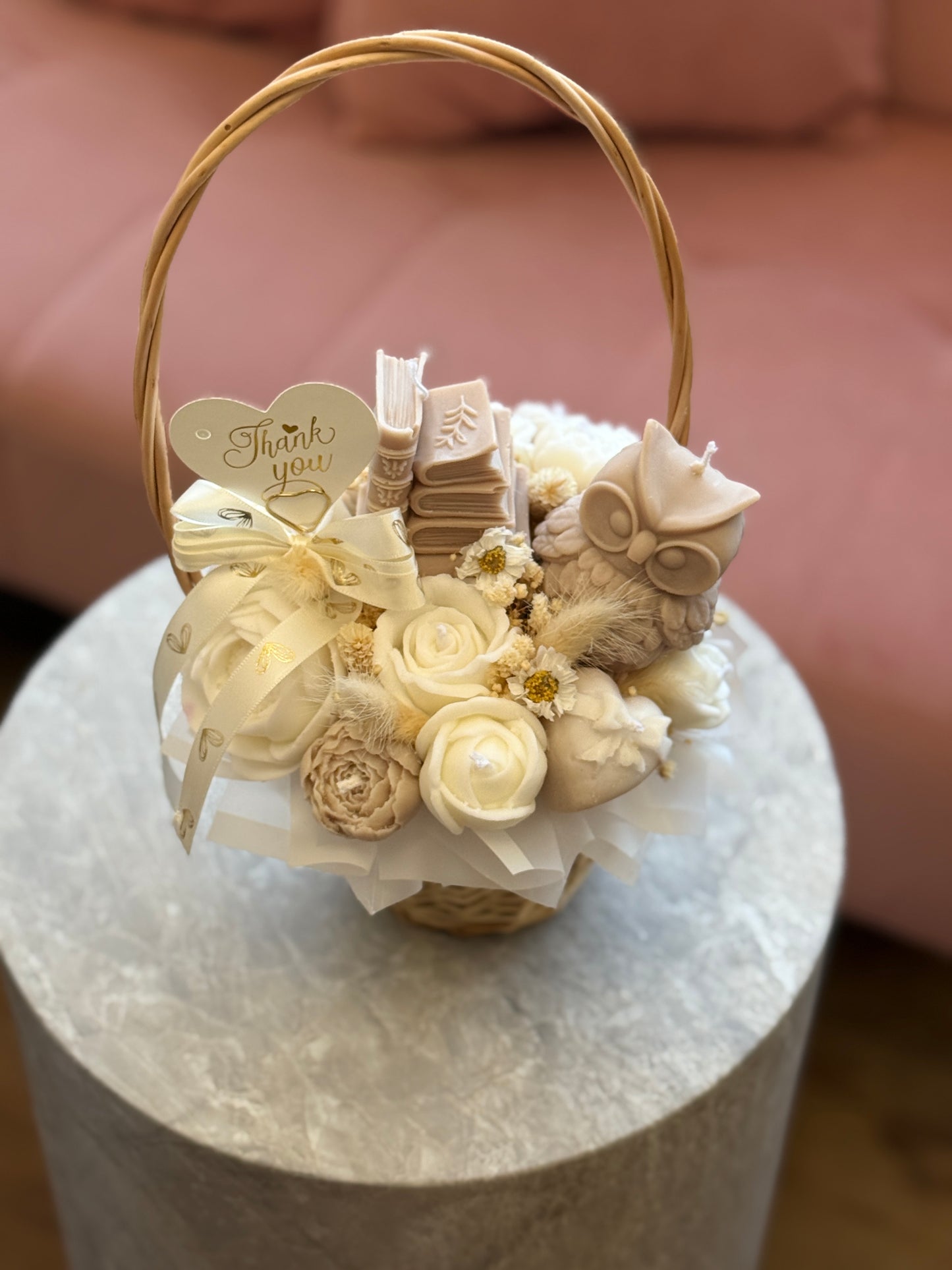 Teacher Candle Basket