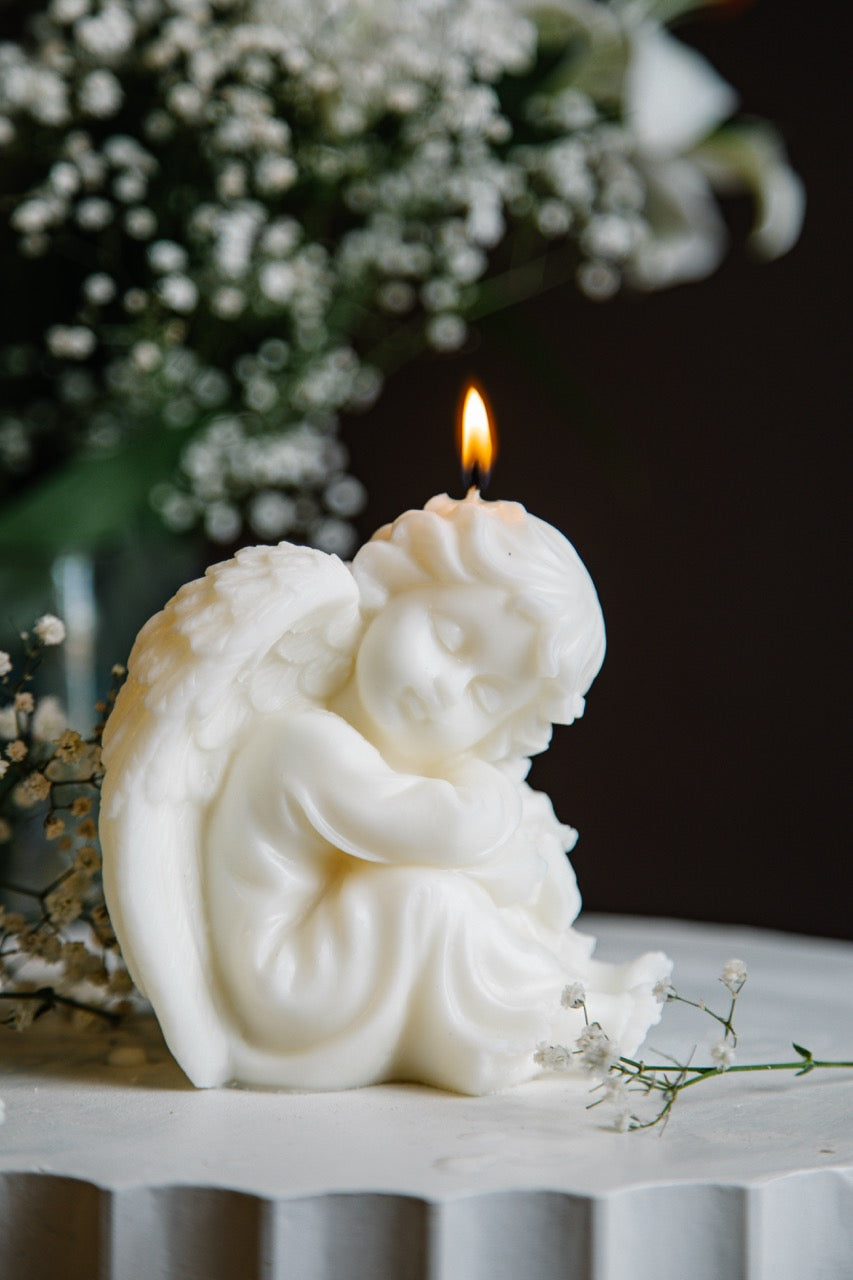 Cherub Angel Candle