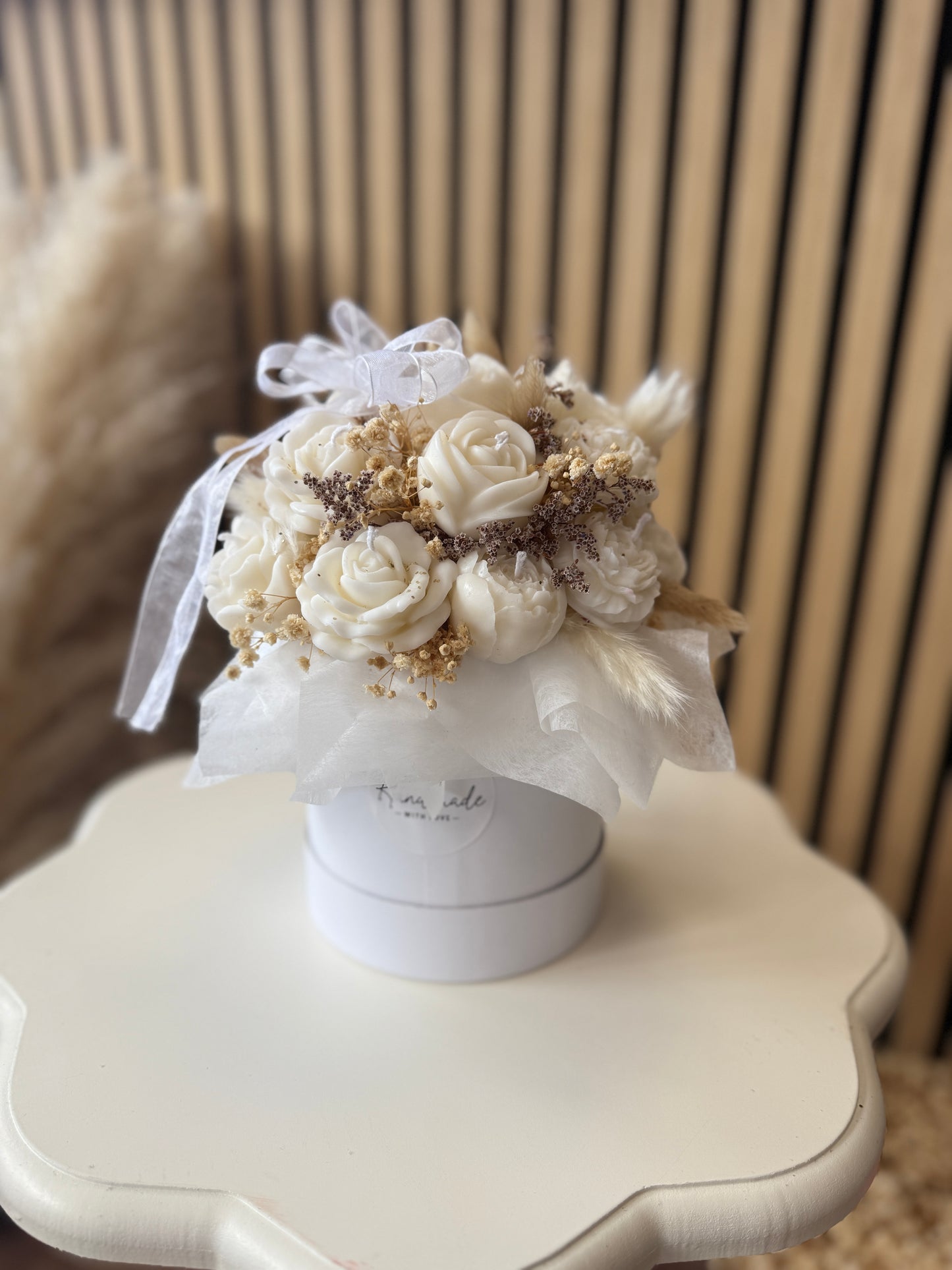White Candle Bouquet