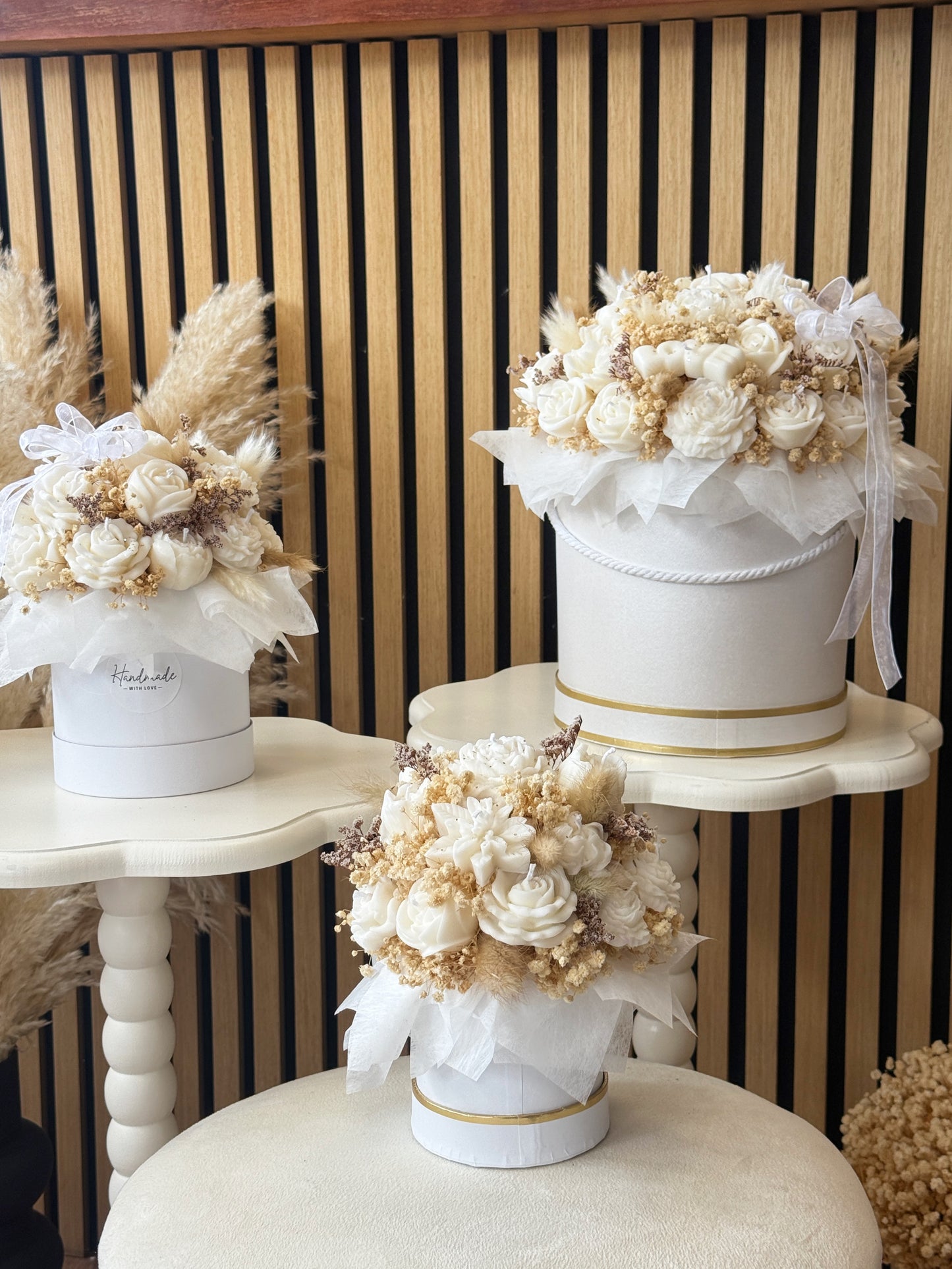 White Candle Bouquet