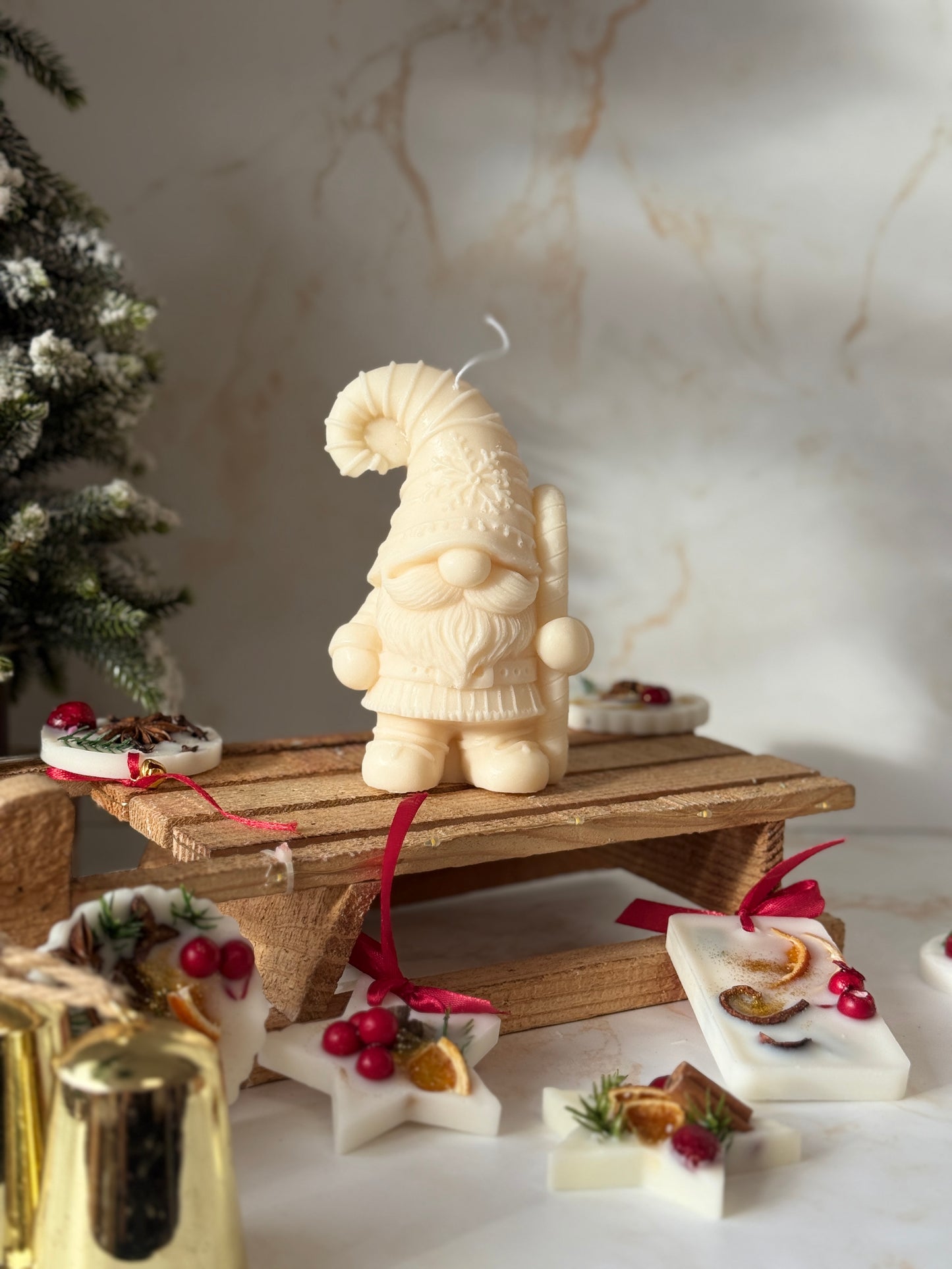 Christmas Gnome Candle | Christmas collection