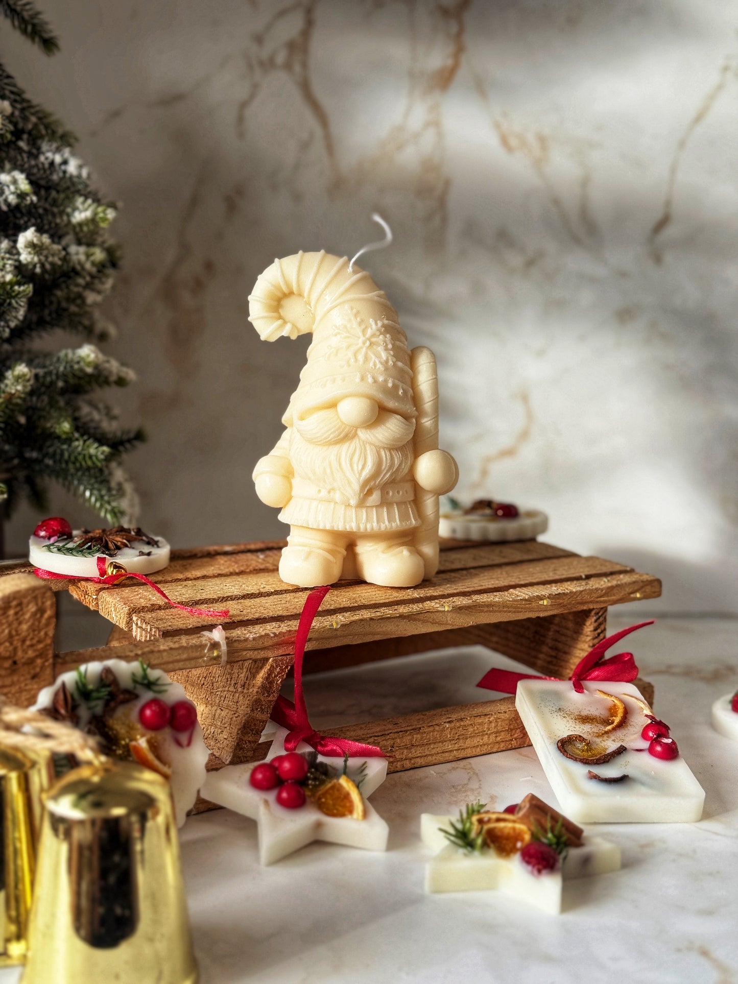 Christmas Gnome Candle | Christmas collection