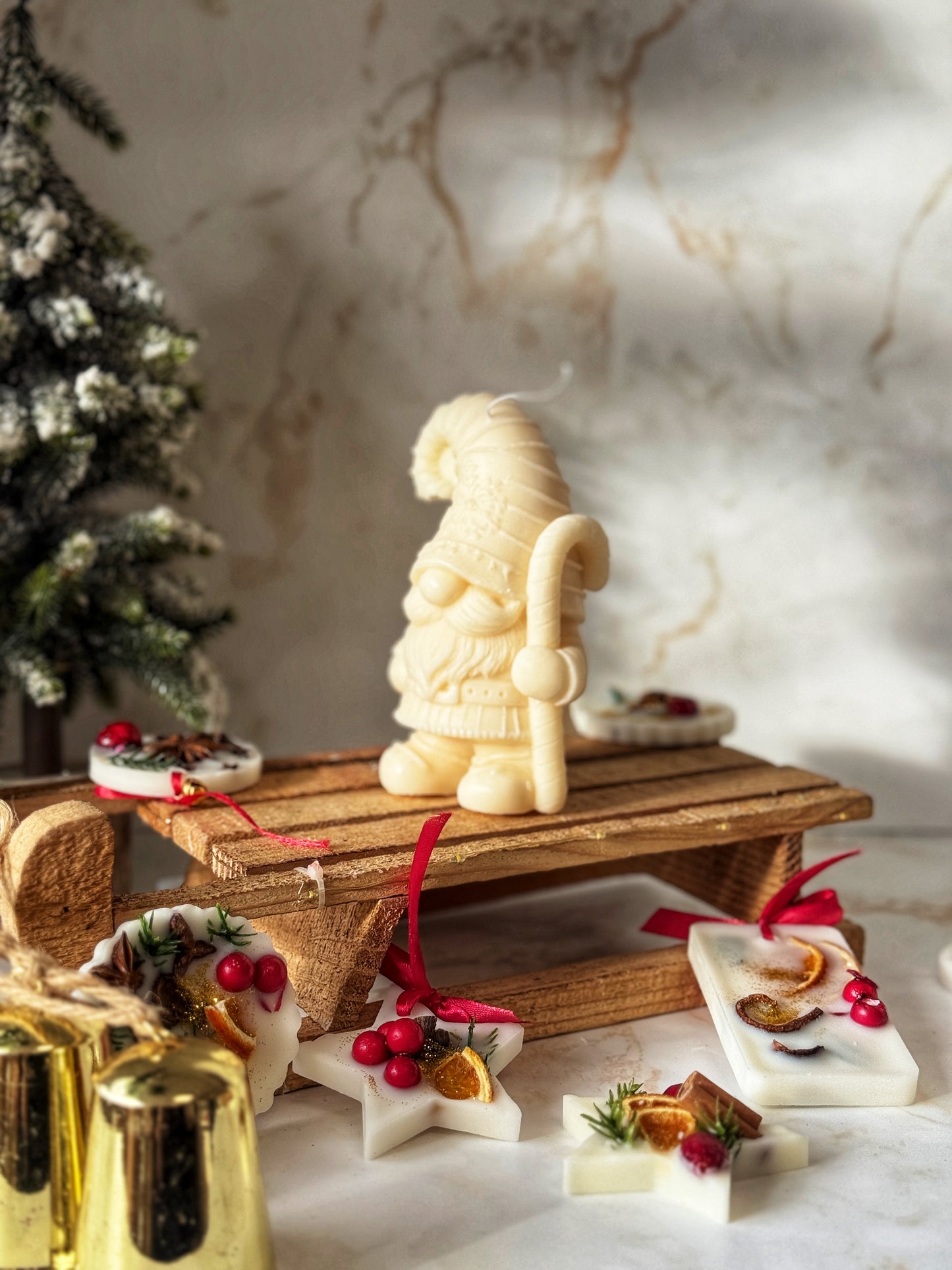 Christmas Gnome Candle | Christmas collection
