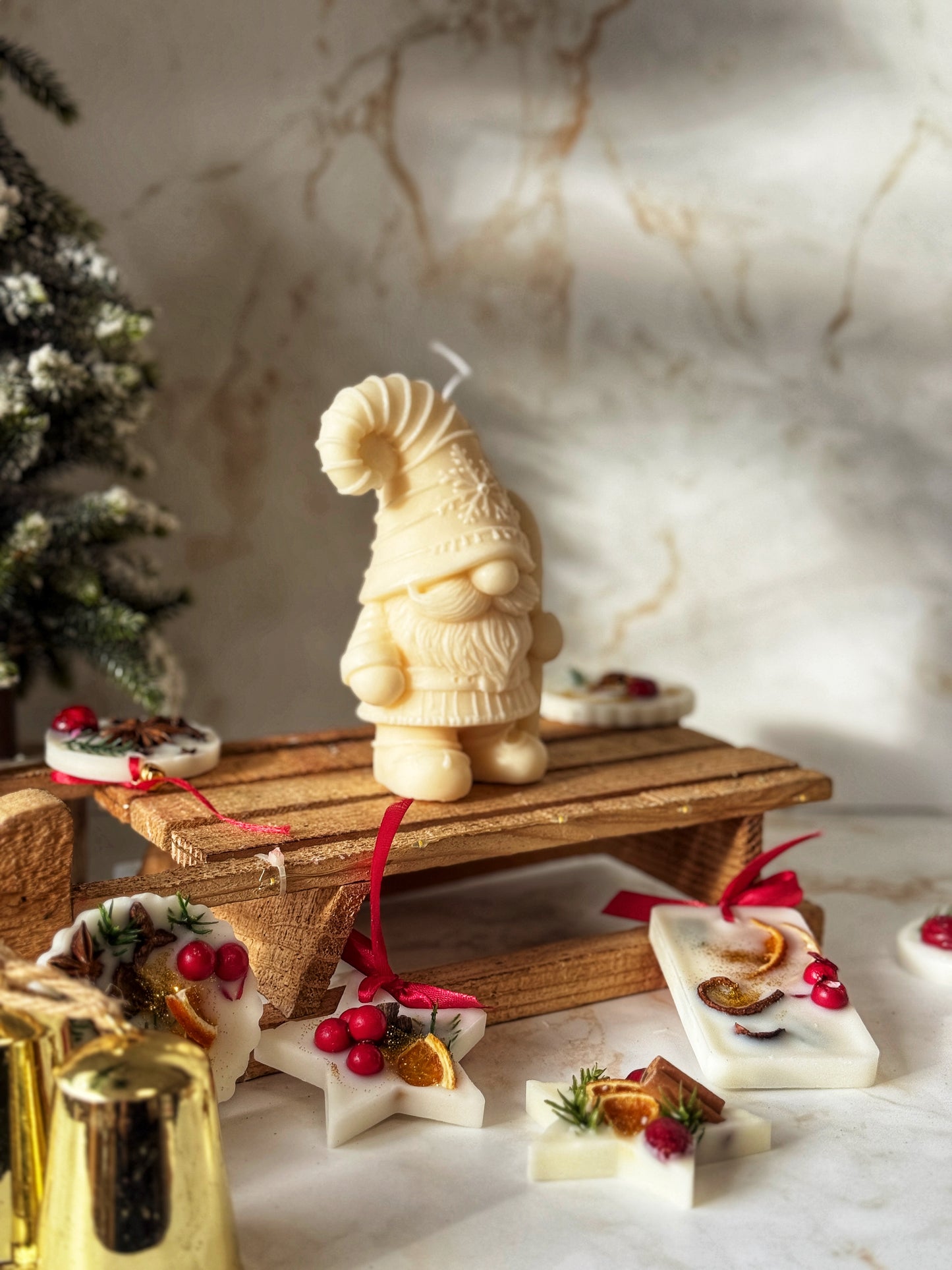Christmas Gnome Candle | Christmas collection