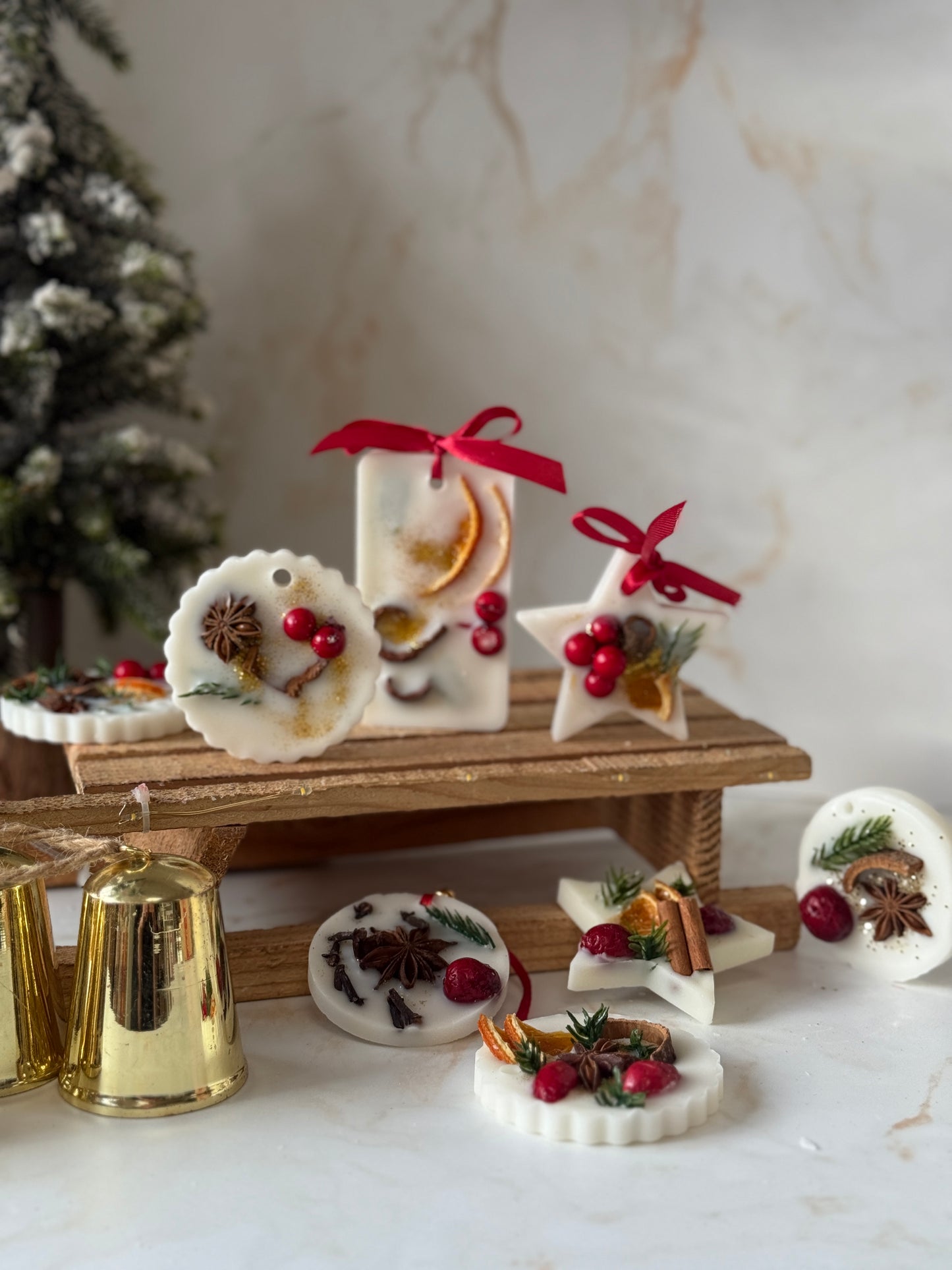 Scented Wax Melts Tree Decorations | Christmas Collection