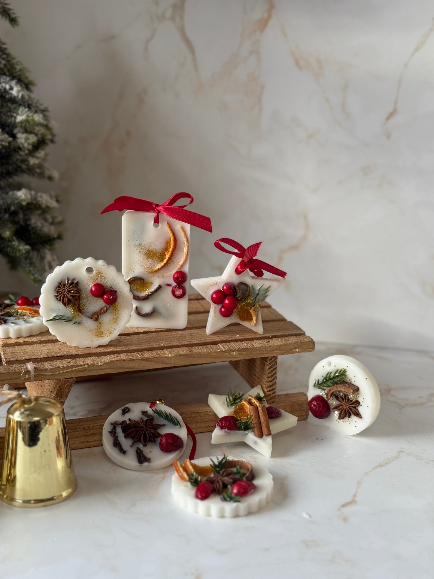 Scented Wax Melts Tree Decorations | Christmas Collection