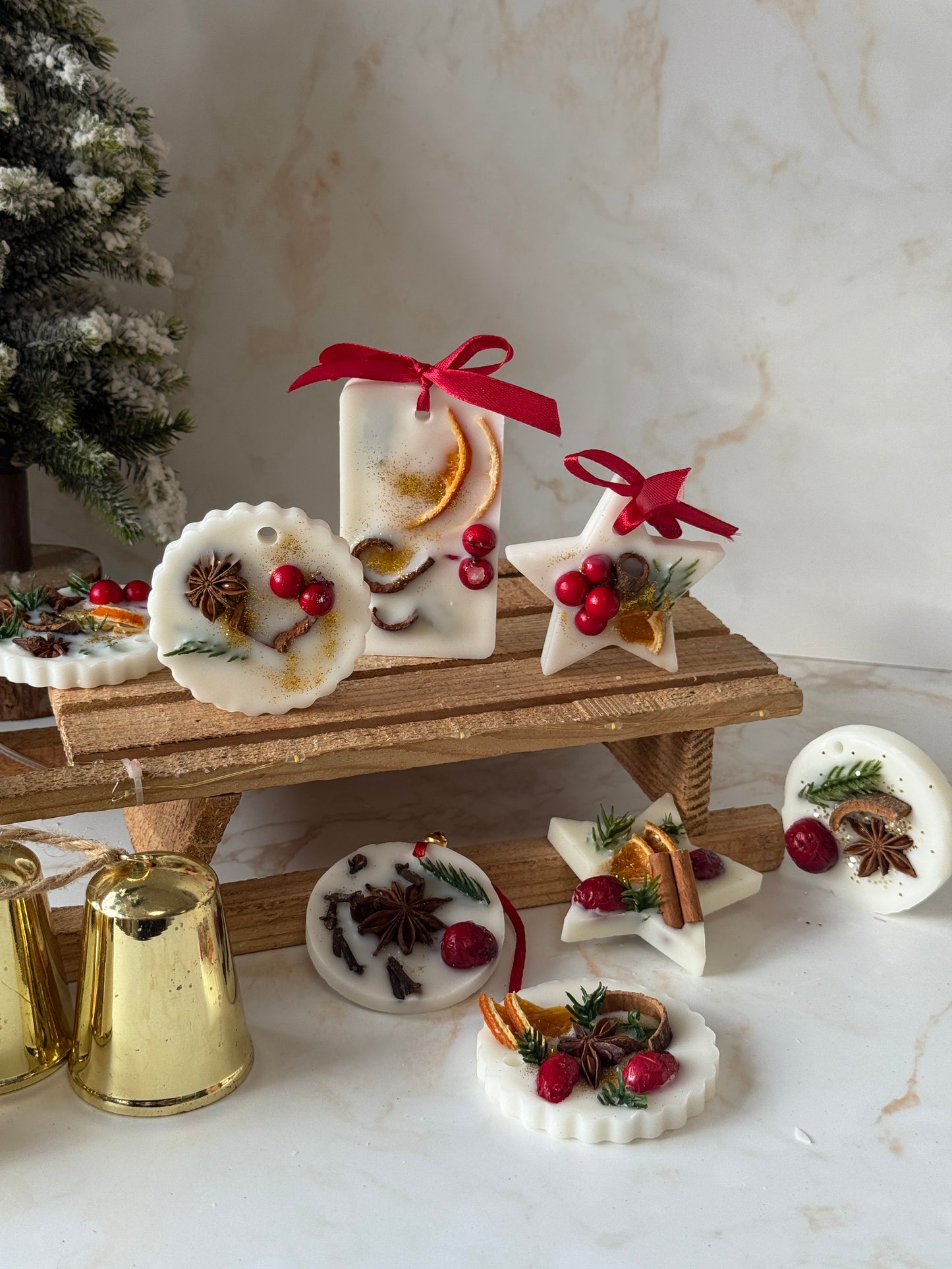 Scented Wax Melts Tree Decorations | Christmas Collection