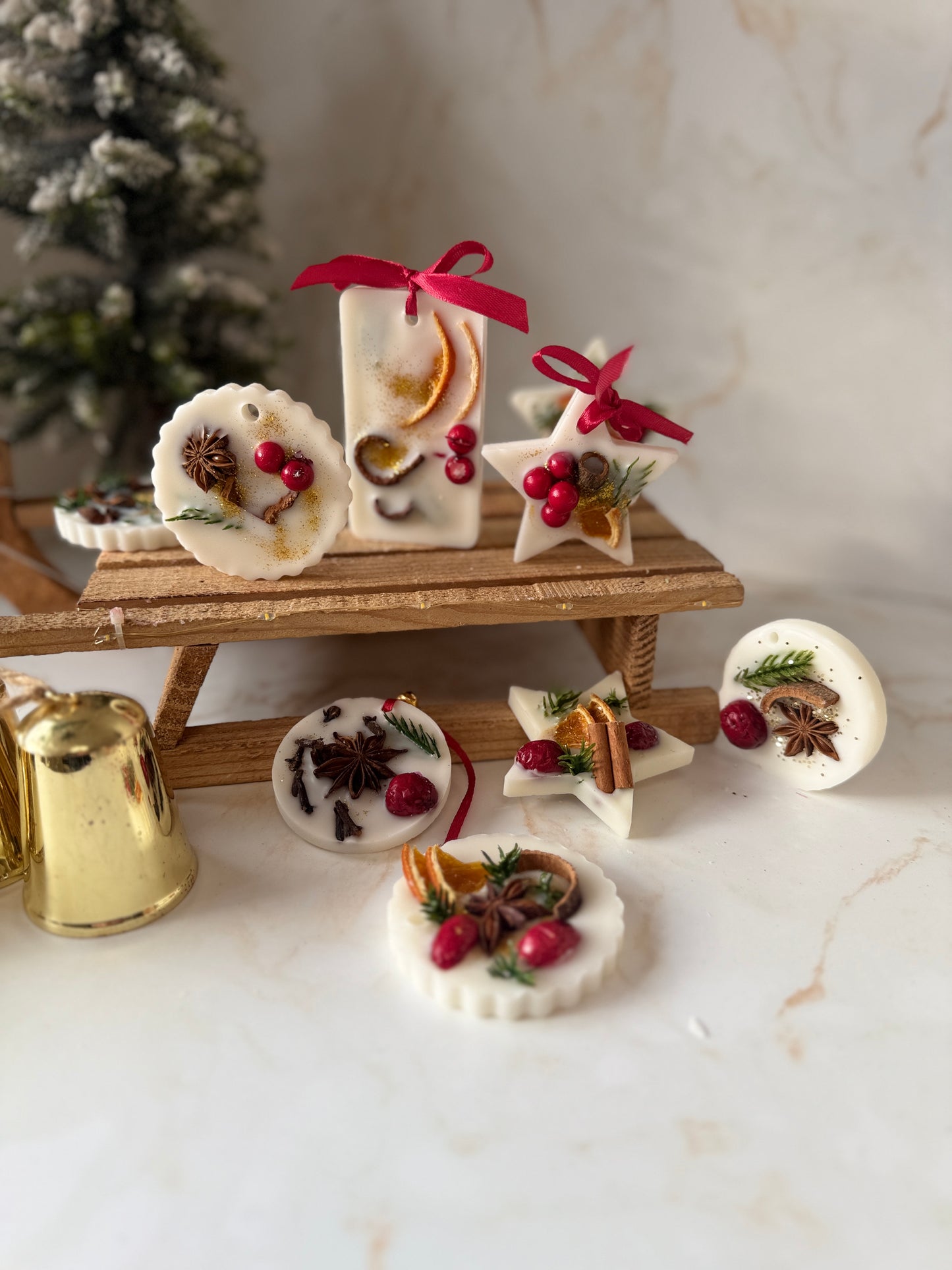Scented Wax Melts Tree Decorations | Christmas Collection