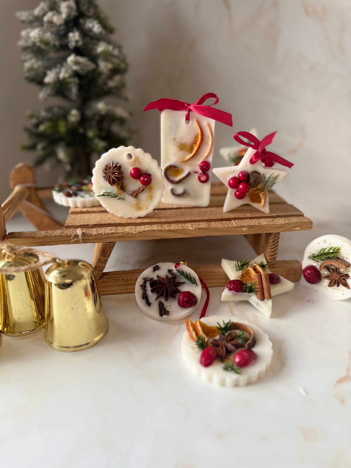 Scented Wax Melts Tree Decorations | Christmas Collection