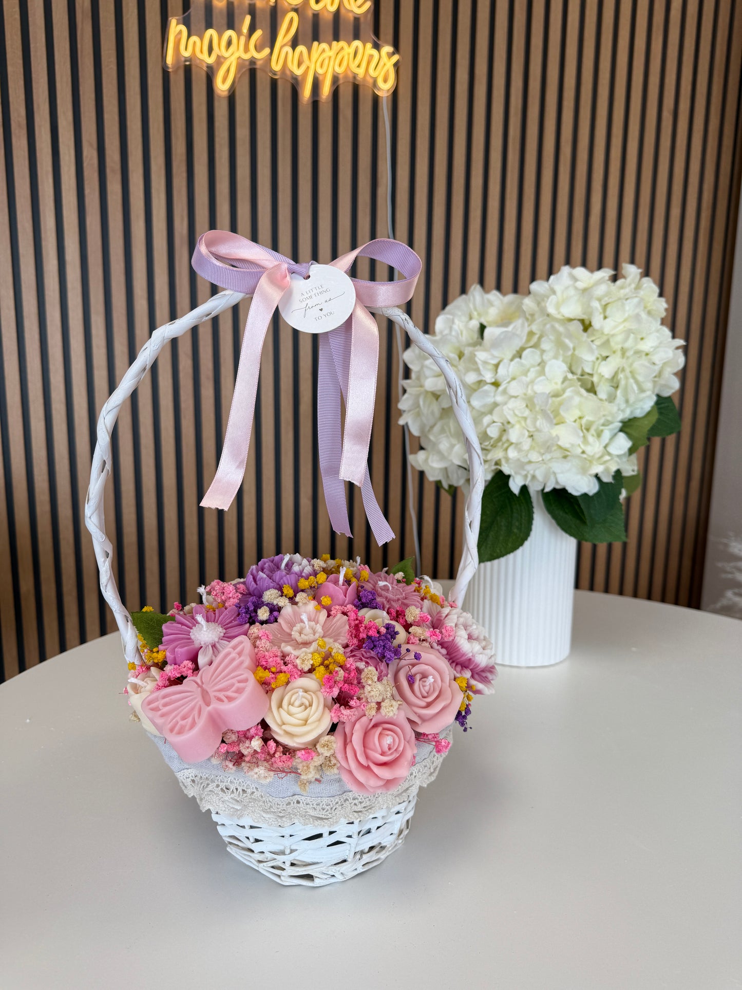 Flower Basket | Soy wax candles