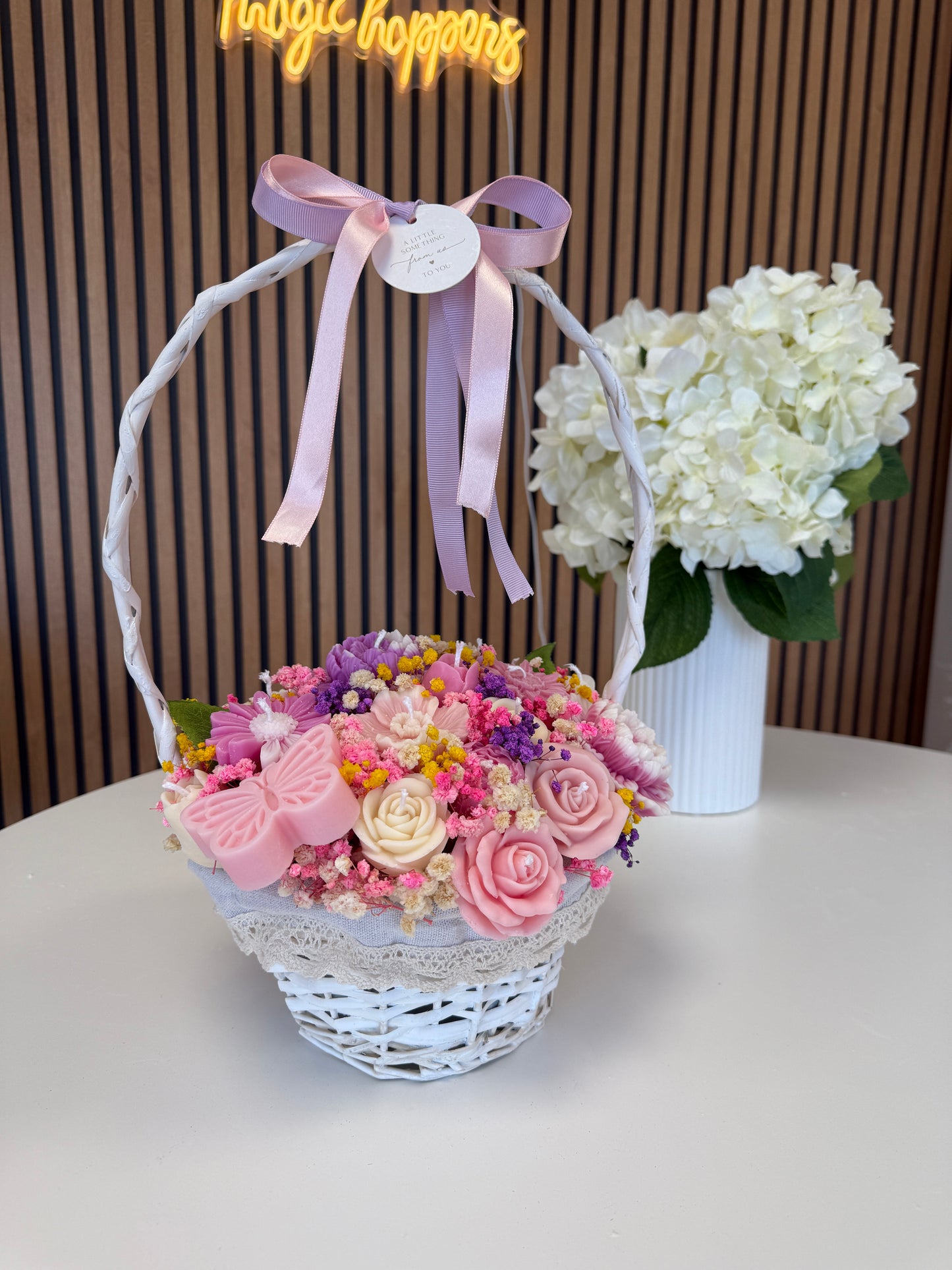 Flower Basket | Soy wax candles