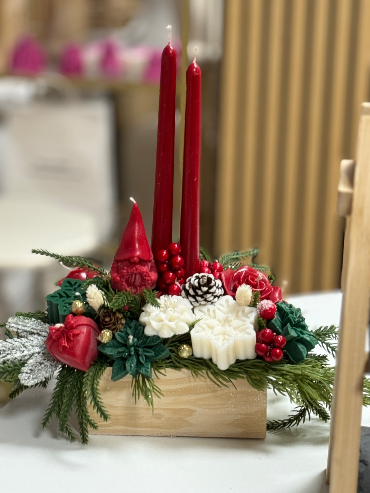 Nordic Christmas Table Decoration