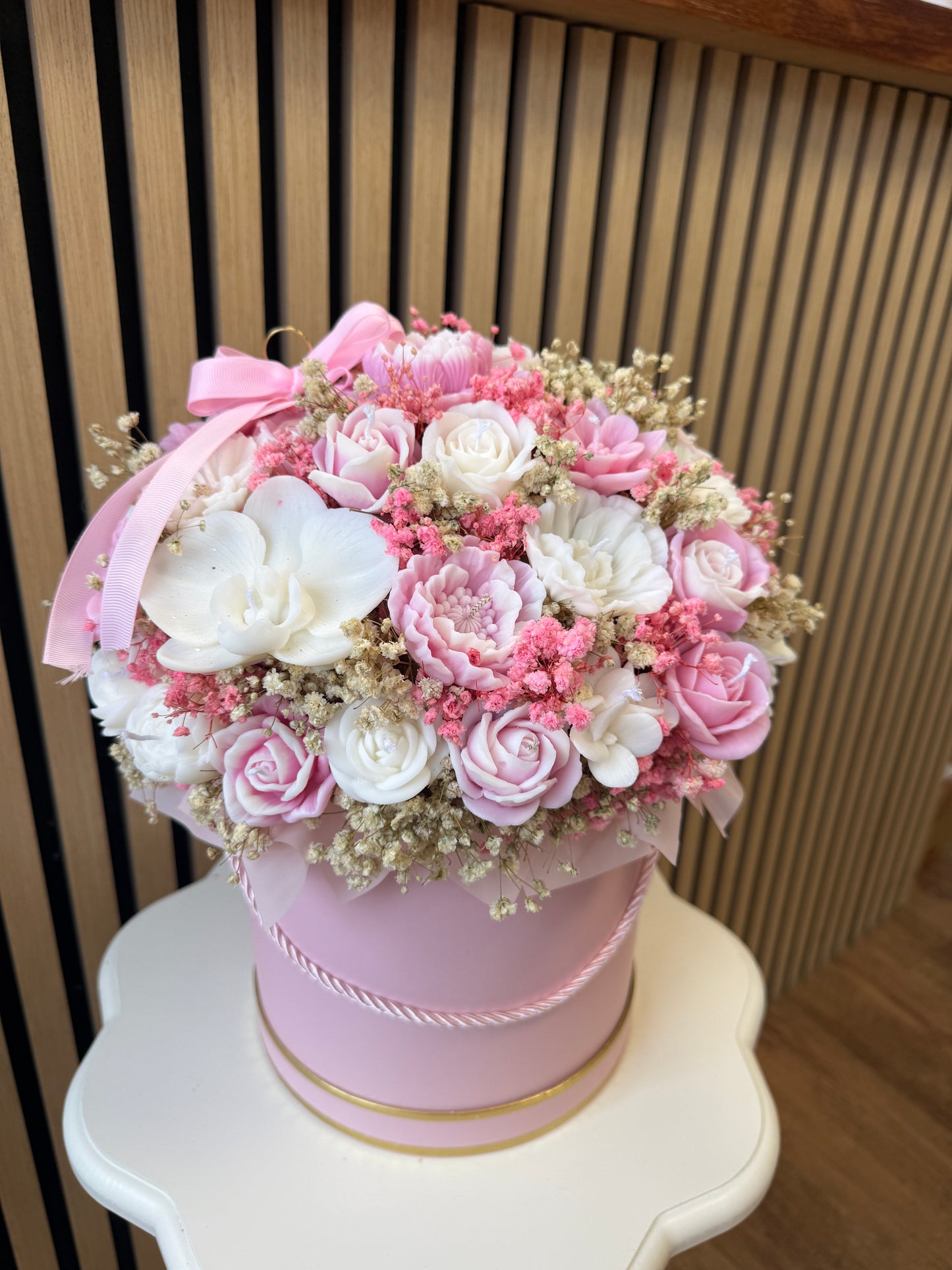 Whisper Blossom Candle Bouquet