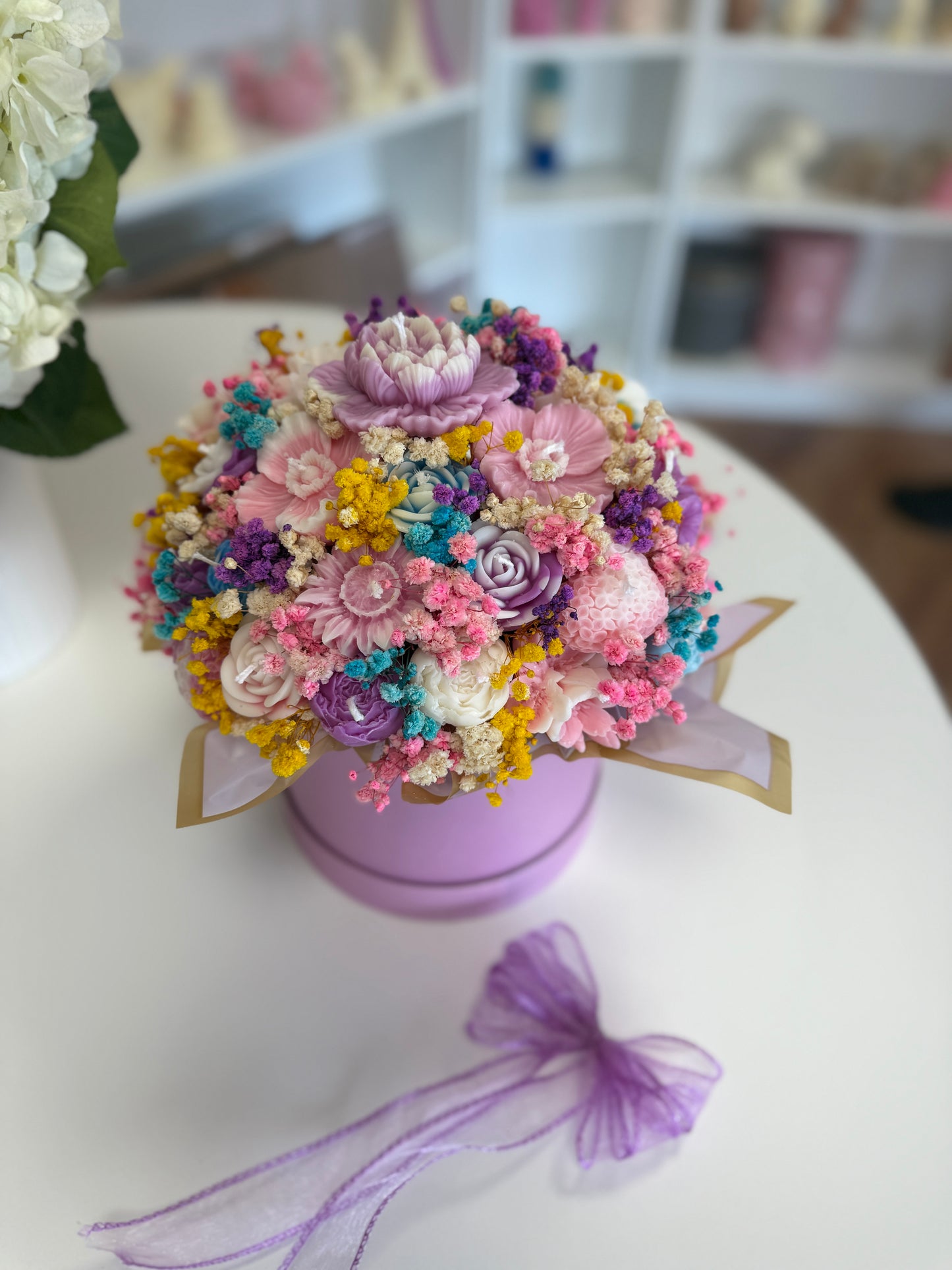 Rainbow Candle Bouquet