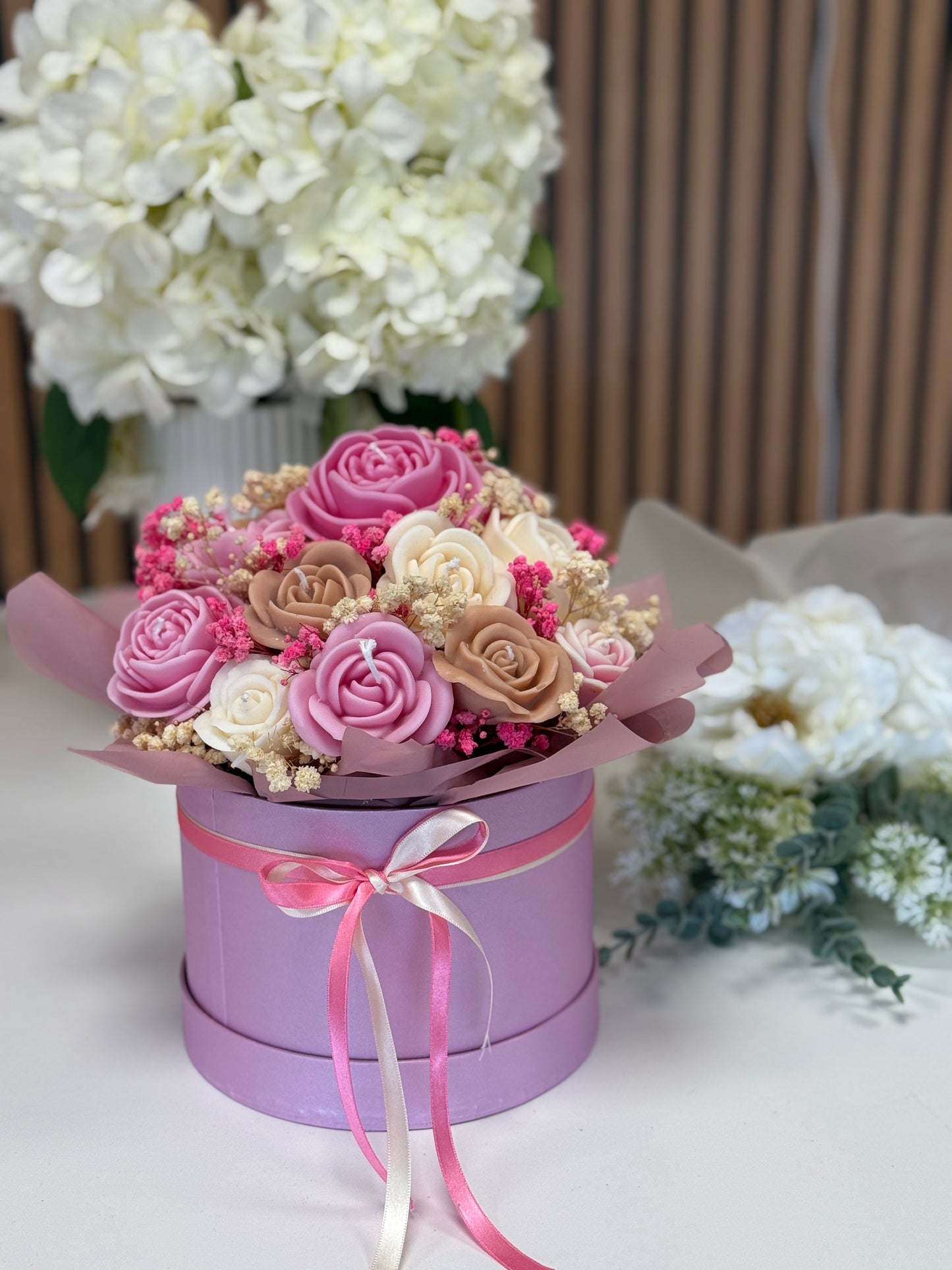 Rose Candle Bouquet