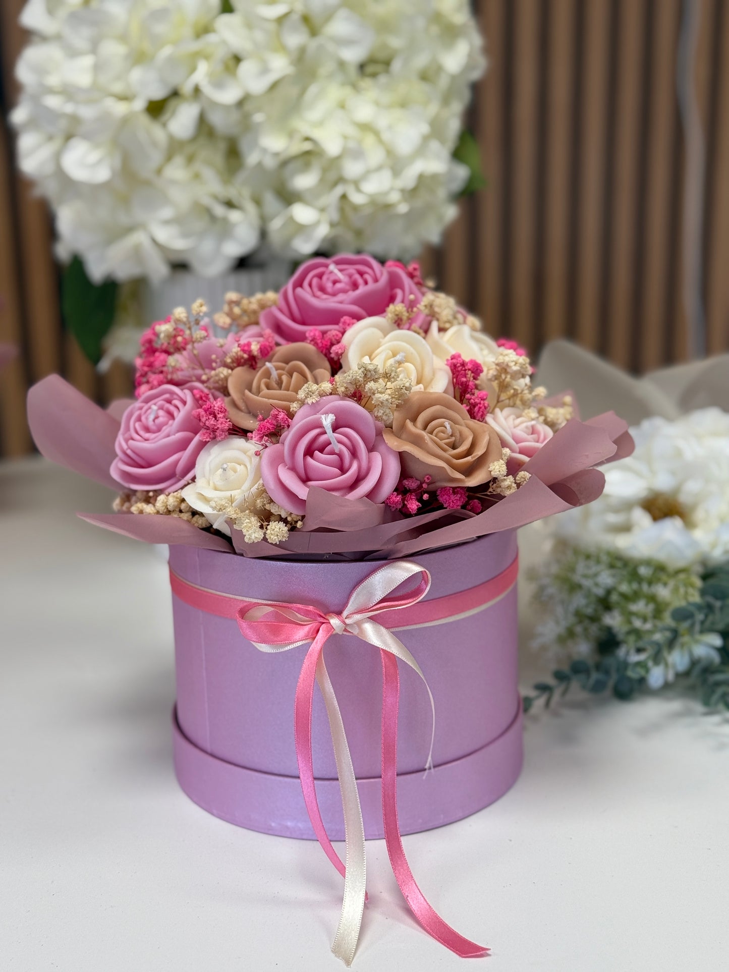 Rose Candle Bouquet