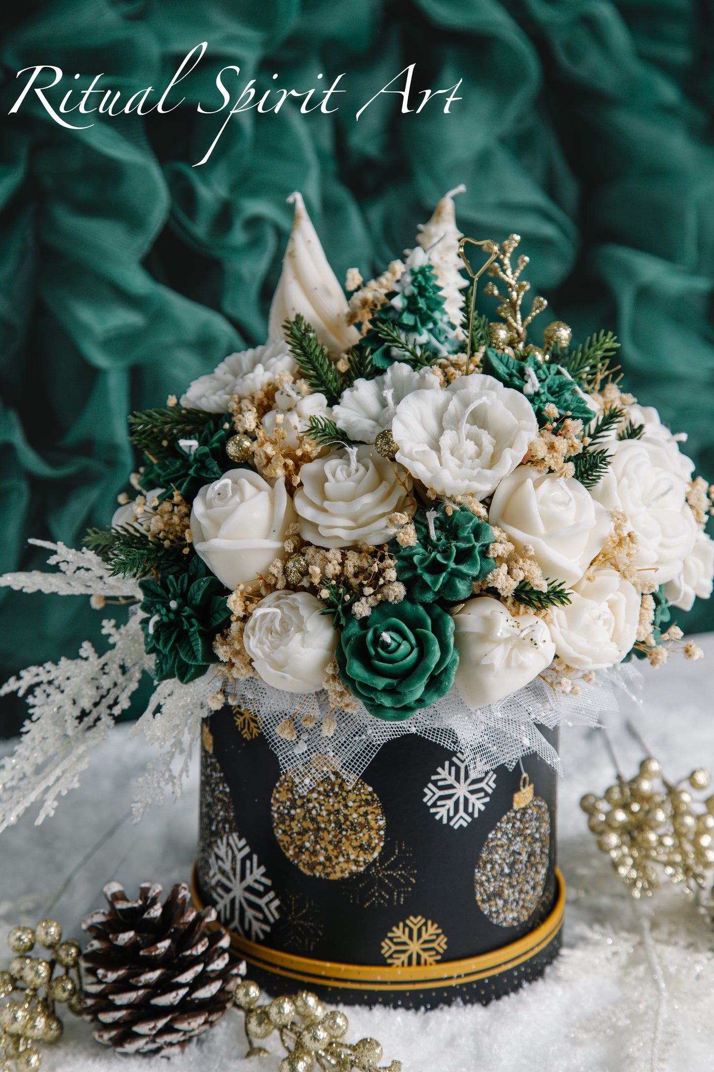 Enchanted Winter Christmas Bouquet