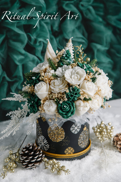 Enchanted Winter Christmas Bouquet