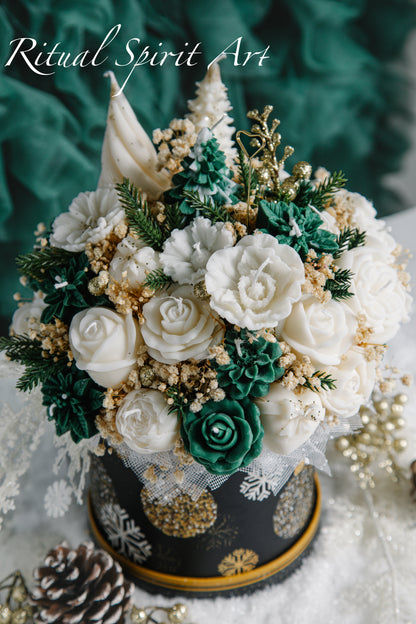 Enchanted Winter Christmas Bouquet