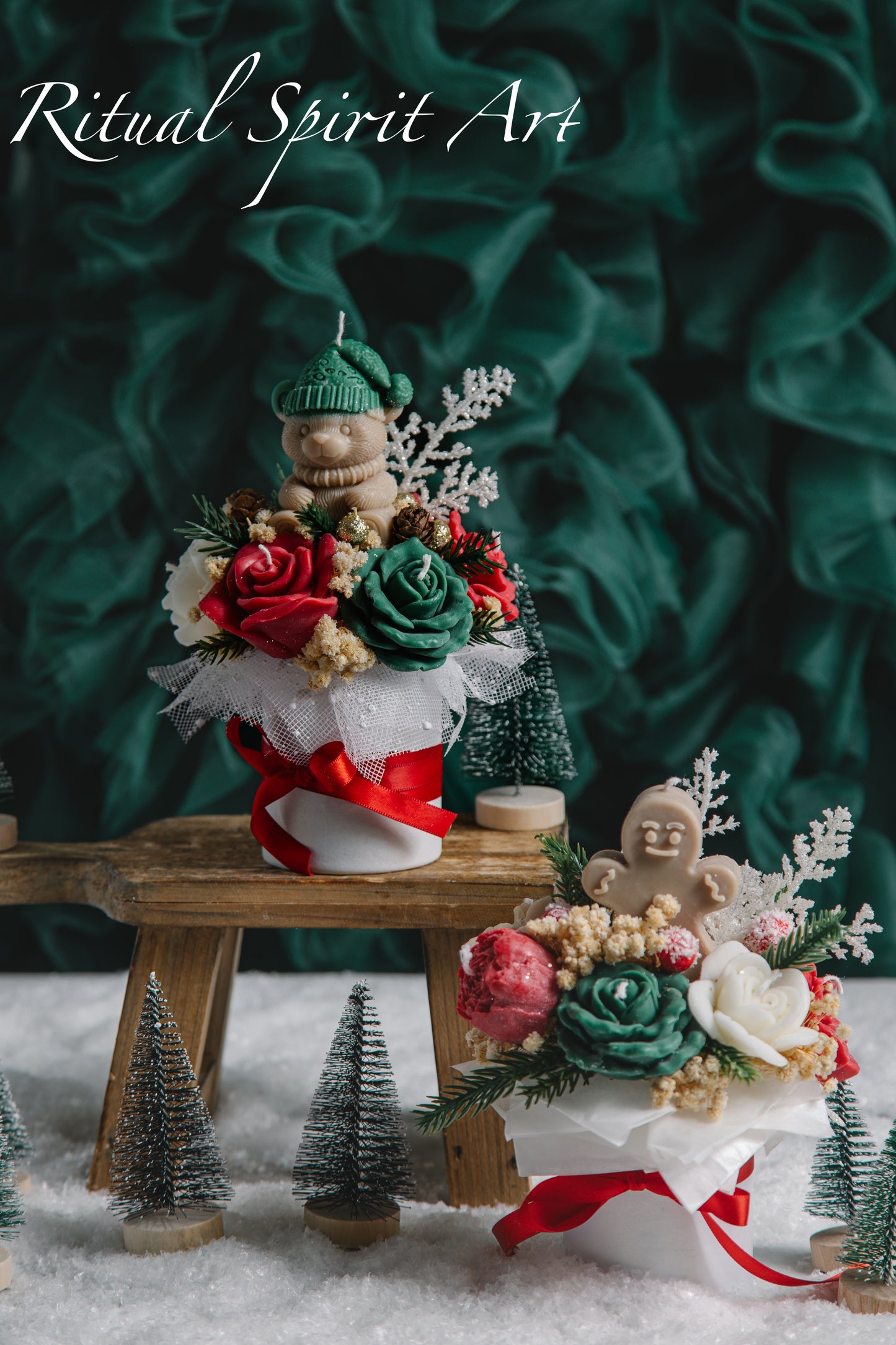 Mini Merry Spirit Candle Bouquet