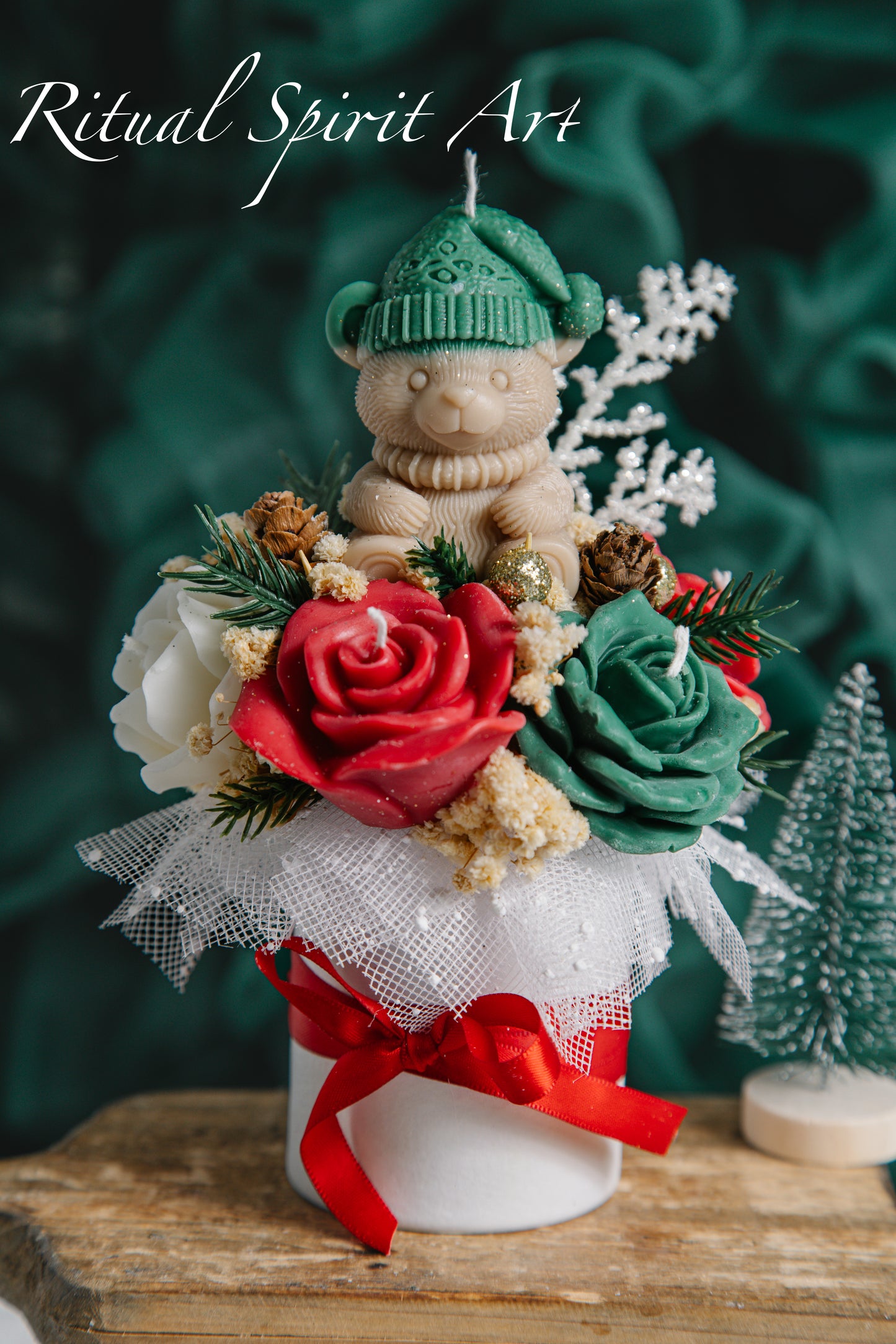 Mini Merry Spirit Candle Bouquet