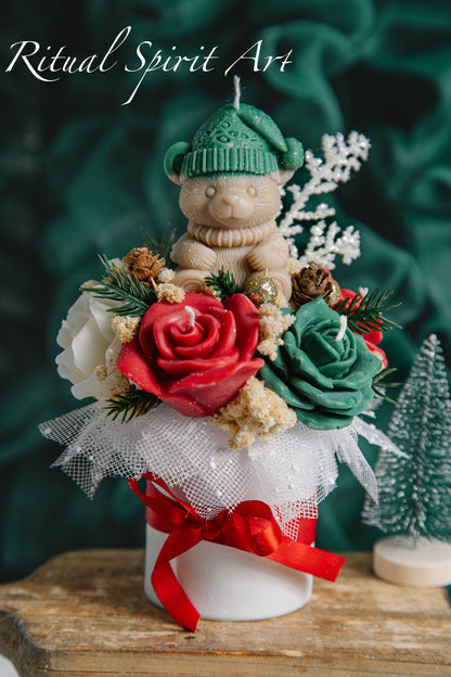 Mini Merry Spirit Candle Bouquet