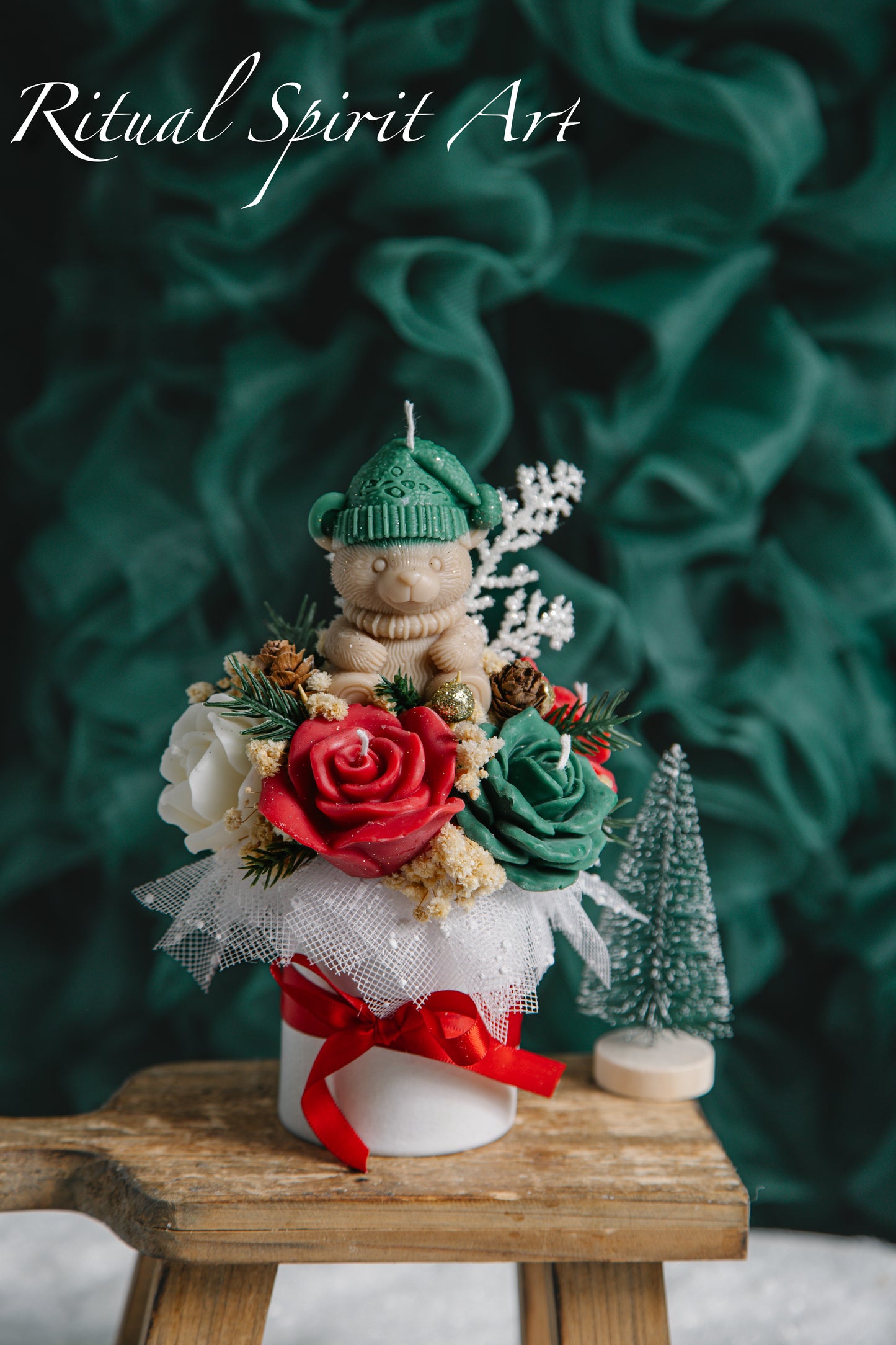 Mini Merry Spirit Candle Bouquet