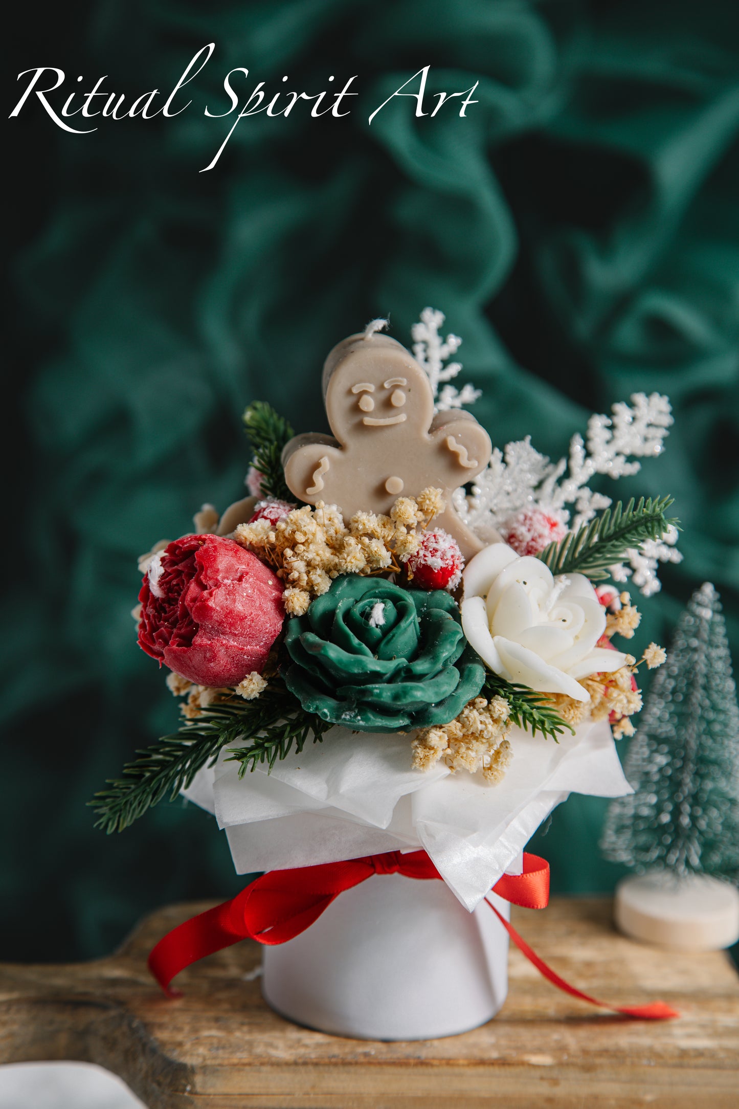 Mini Merry Spirit Candle Bouquet