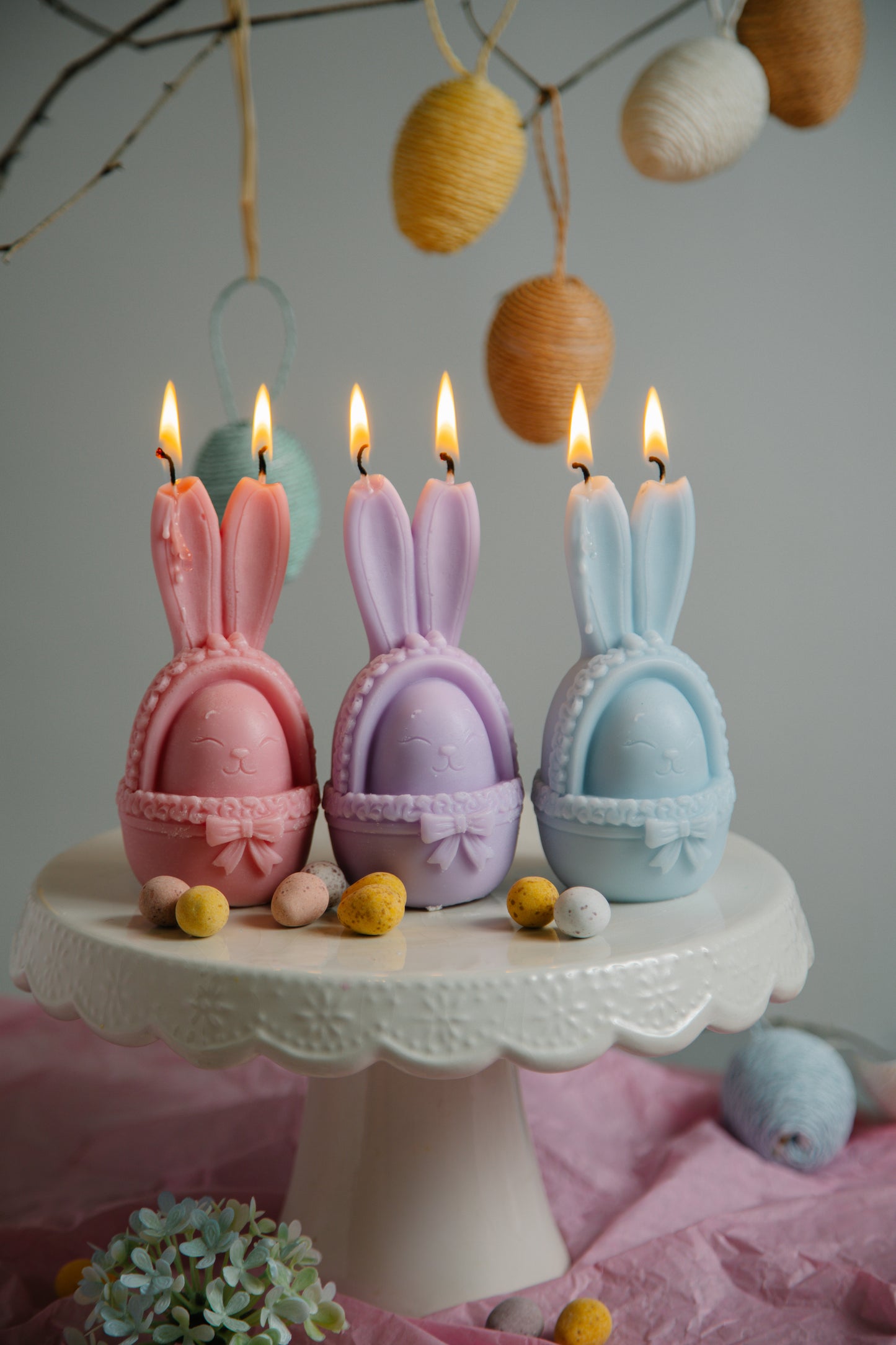 Easter Bunny Egg Candle