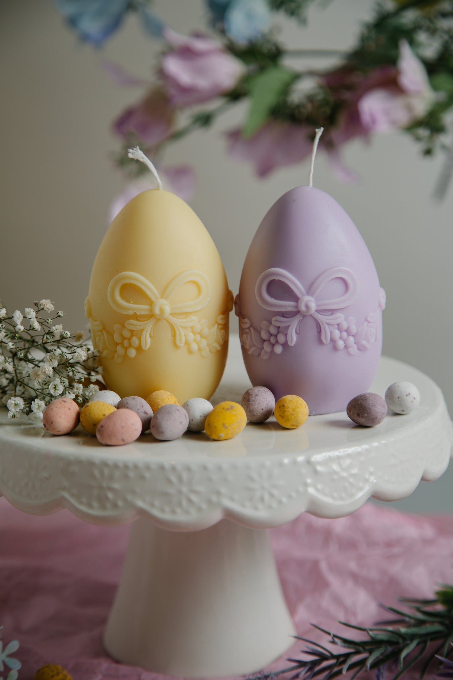 Tulip Egg Candle