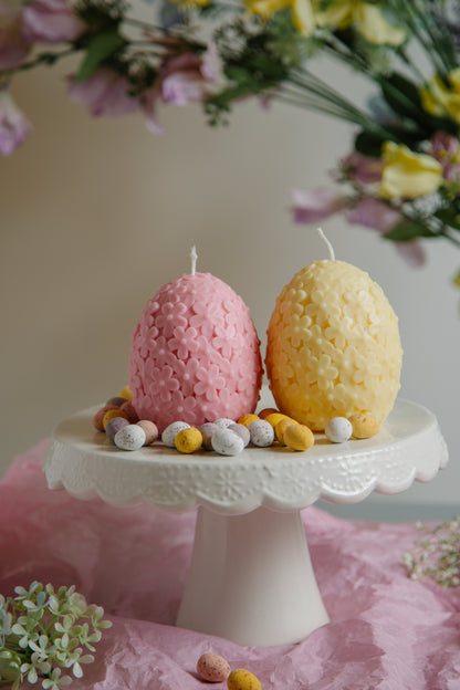 Large Flower Easter Egg