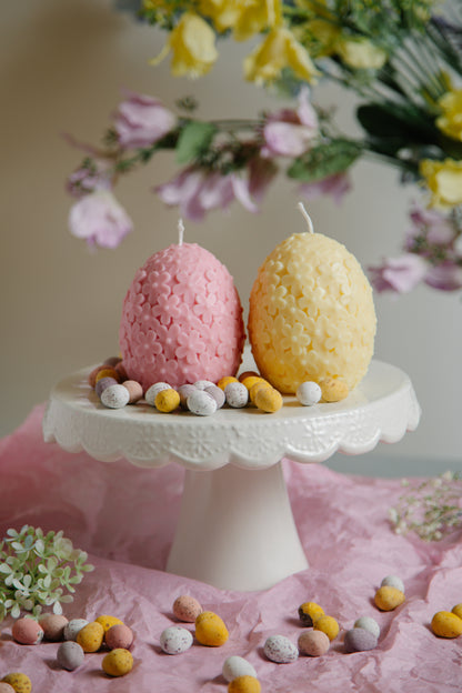 Large Flower Easter Egg