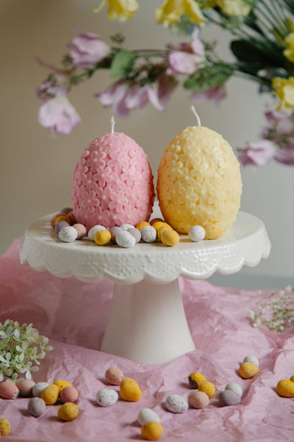 Large Flower Easter Egg