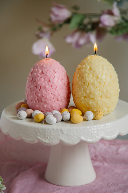 Large Flower Easter Egg