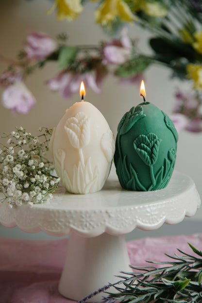 Tulip Egg Candle