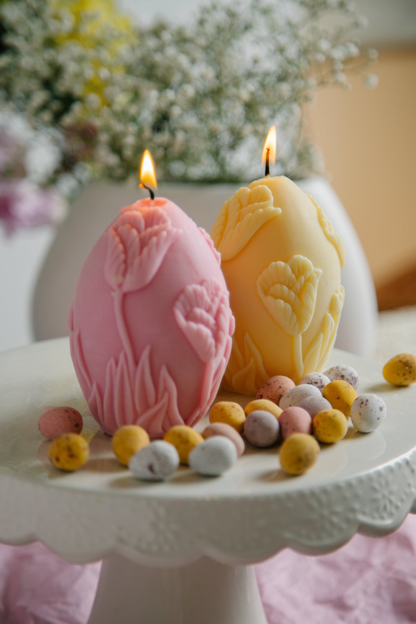Tulip Egg Candle