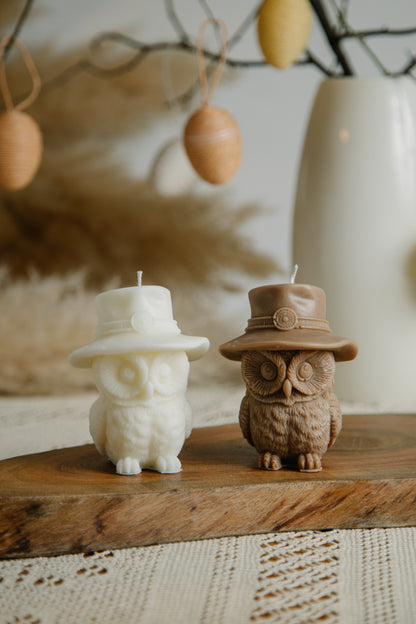 Owl candle