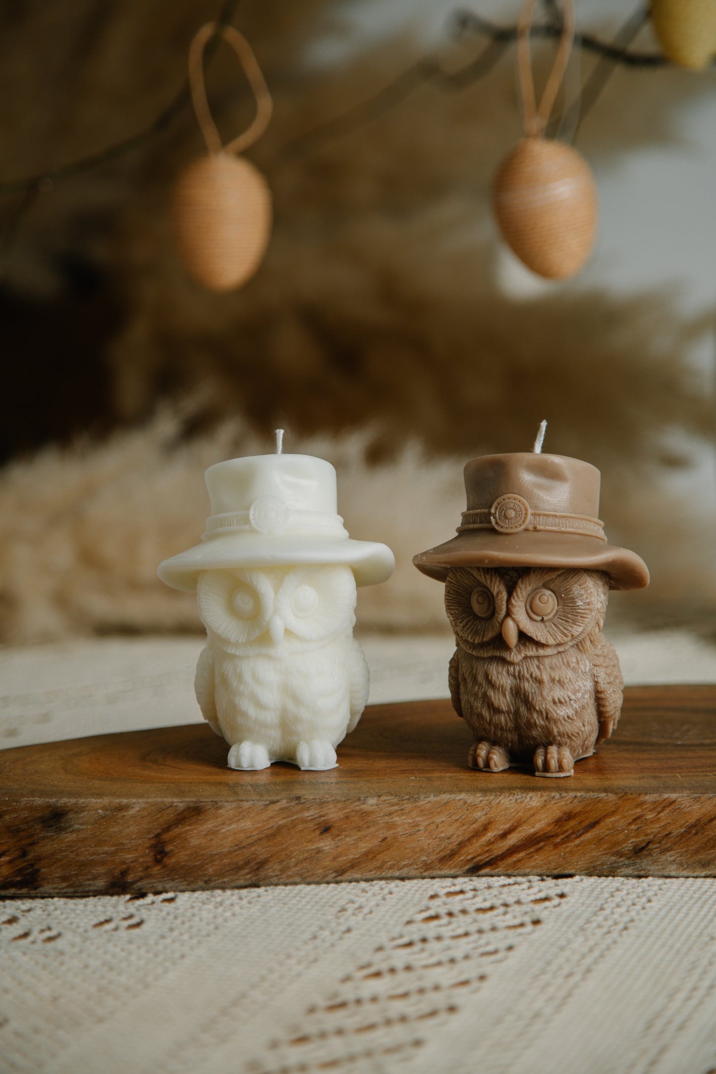 Owl candle