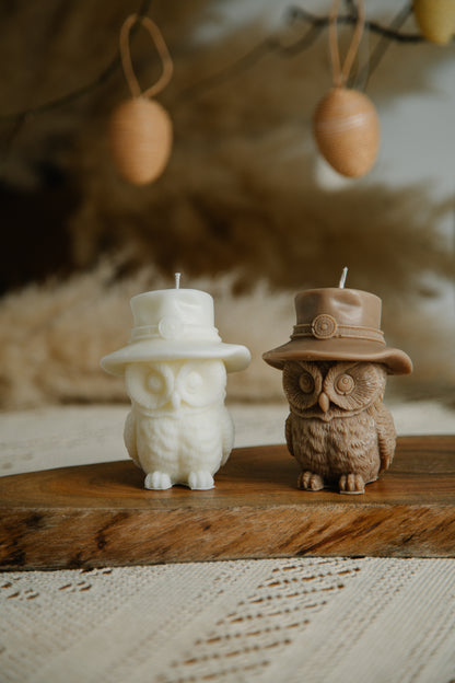 Owl candle