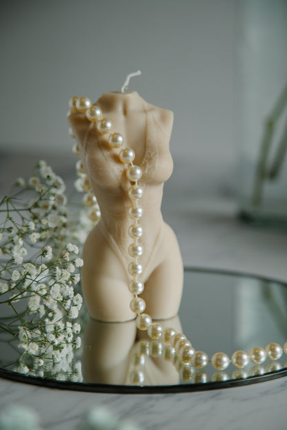 Large Torso Candle