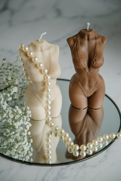Large Torso Candle