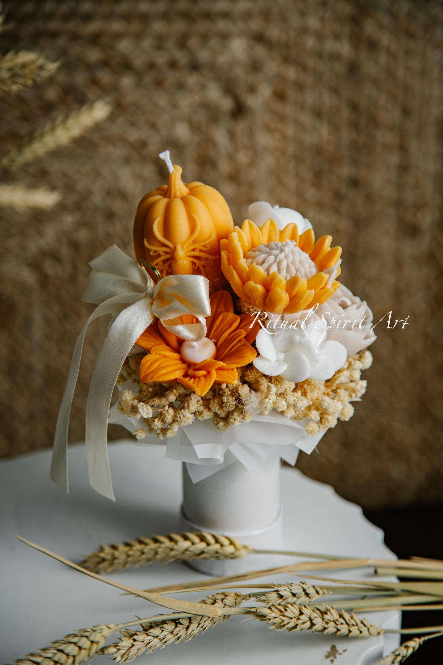 Autumn Harvest Candle Bouquet