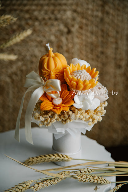 Autumn Harvest Candle Bouquet