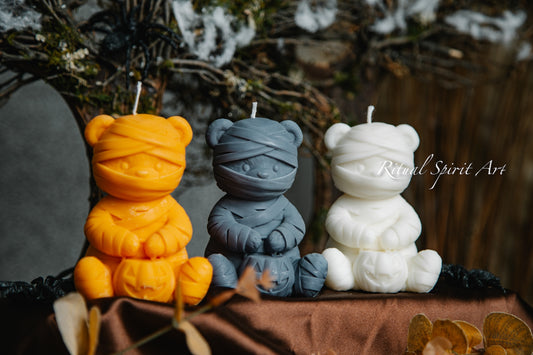 Spooky Bear Candle | Autumn Collection