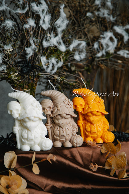 Halloween Gnome Candle | Autumn Collection